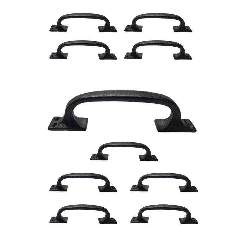 10 Pcs Wrought Iron Door Pull Handles For Cupboard Drawer Cabinet Door Furniture  |  Cabinet Drawer & Door Handle Cabinet Drawer & Door Handle Cabinet Drawer & Door Handle