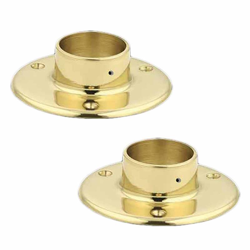 2 5″ Floor Flange Solid Brass Fits 2″ Tubing Bracket  |  Stair Bracket Hardware Stair Bracket Hardware Stair Bracket Hardware