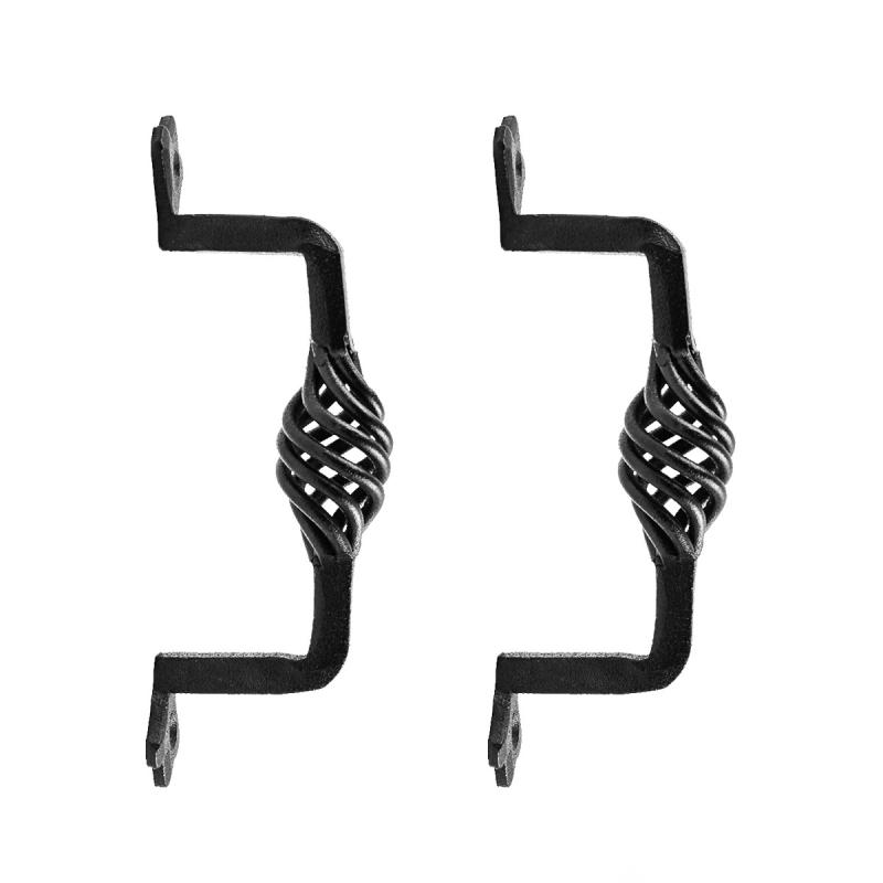 2 Pack 5.5″ Black Birdcage Cabinet Pull Wrought Iron Handles  |  Cabinet Drawer & Door Handle Cabinet Drawer & Door Handle Cabinet Drawer & Door Handle