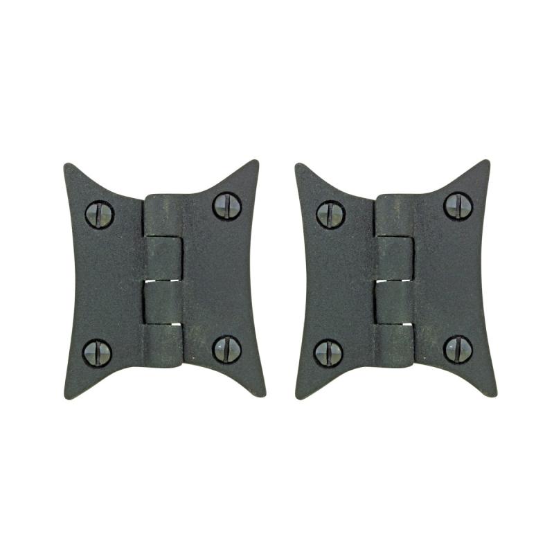 2 Pcs Black Butterfly Cabinet Hinges Cast Iron Cabinet Hinges  |  Butterfly Hinges Butterfly Hinges Butterfly Hinges