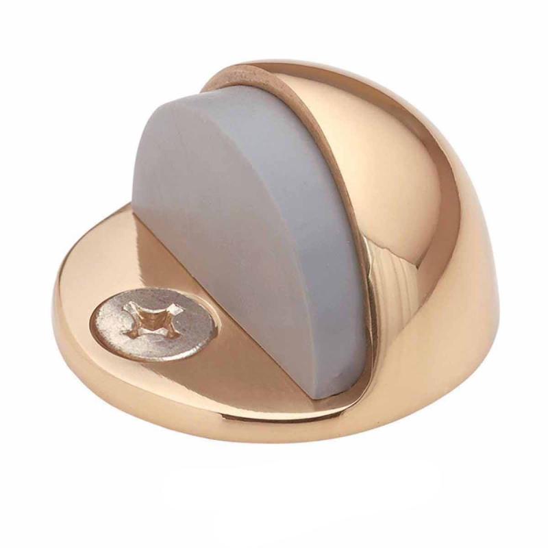 25 Brass Door Stop Dome Floor Mount Bumper  |  Door Stops and Bumpers Door Hardware Door Stops & Bumpers