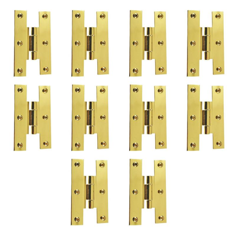 3″ Solid Brass Cabinet H Hinge Offset Long Lasting Finish Pack of 10  |  Cabinet & Door Hinges Cabinet & Door Hinges Cabinet & Door Hinges