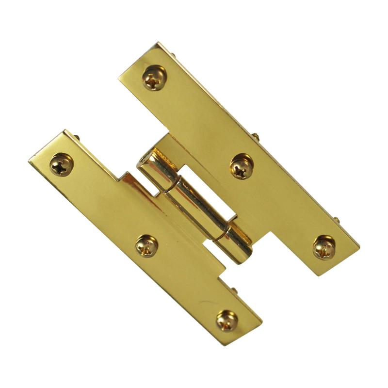 3″ Solid Brass Cabinet H Hinge Offset PVD Long Lasting Finish Pack of 6  |  Cabinet & Door Hinges Cabinet & Door Hinges Cabinet & Door Hinges