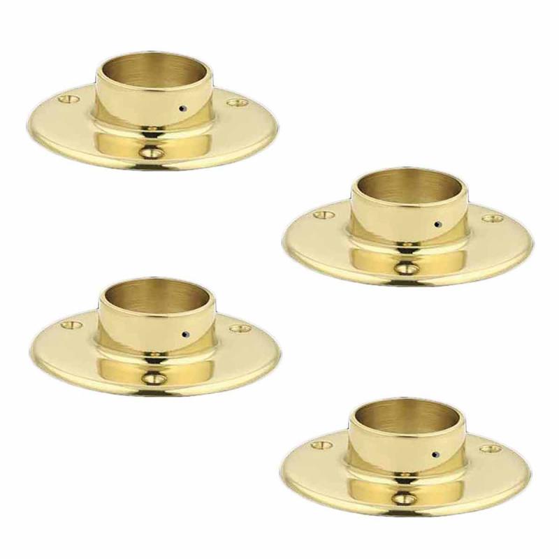 4 5″ Floor Flange Solid Brass Fits 2″ Tubing Bracket  |  Stair Bracket Hardware Stair Bracket Hardware Stair Bracket Hardware