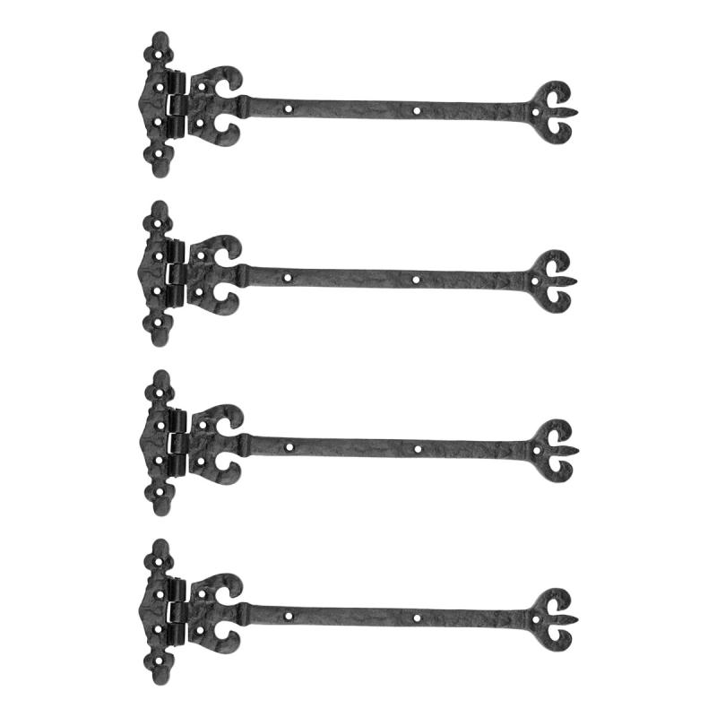 4 Vintage Door Strap Hinge Wrought Iron 12 1/2″ H x 4 1/8″ W   |  Cabinet & Door Hinges Cabinet & Door Hinges Cabinet & Door Hinges