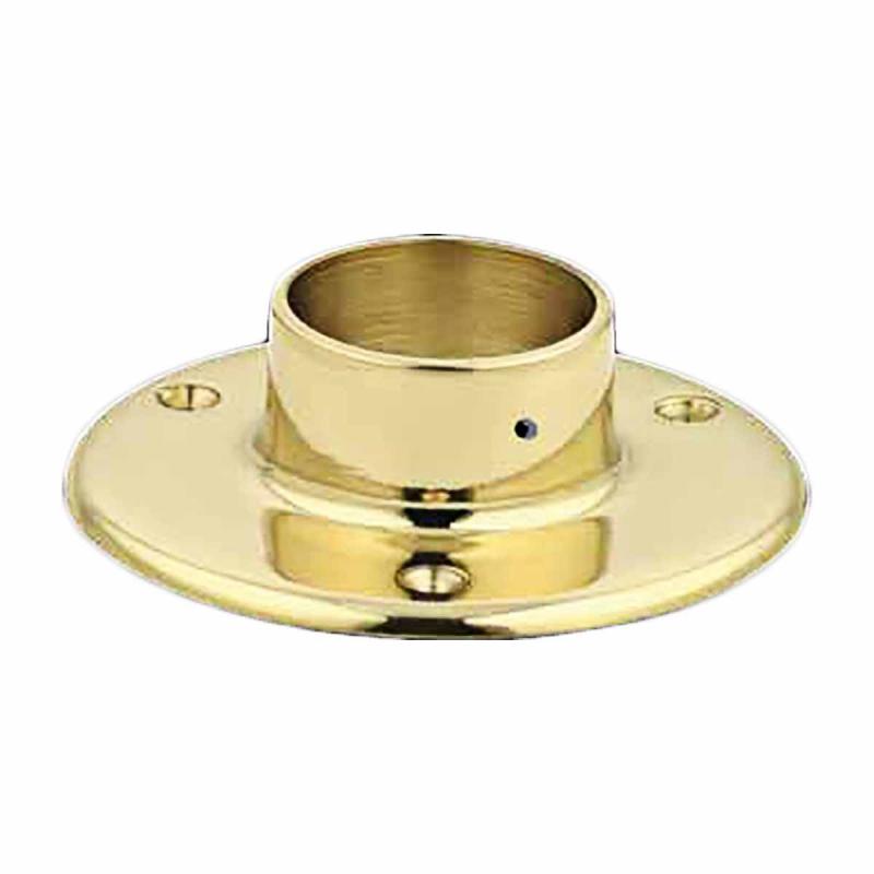 5″ Floor Flange Solid Brass Fits 2″ Tubing Bracket  |  Stair Bracket Hardware Stair Bracket Hardware Stair Bracket Hardware