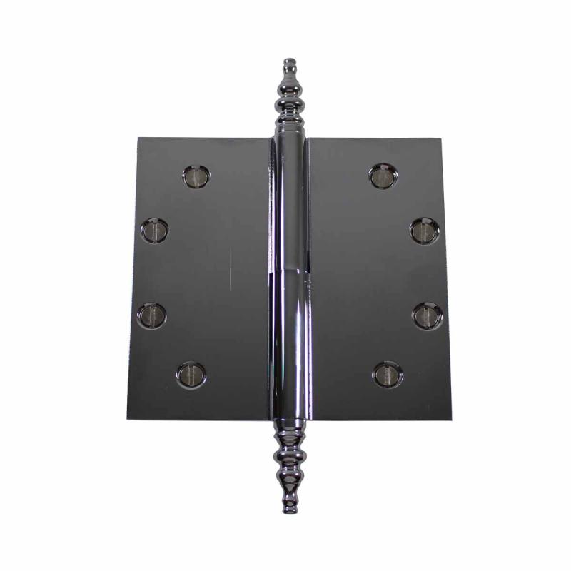 5 in. Lift Off Right Chrome Brass Door Hinge Steeple Tip  |  Cabinet & Door Hinges Cabinet & Door Hinges Cabinet & Door Hinges