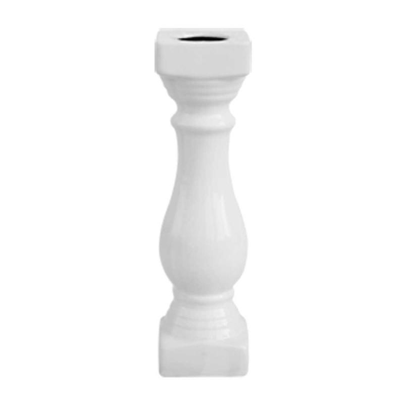 Balustrade Part White Ceramic Baluster 16″ High  |  Balustrade Balustrade Balustrade