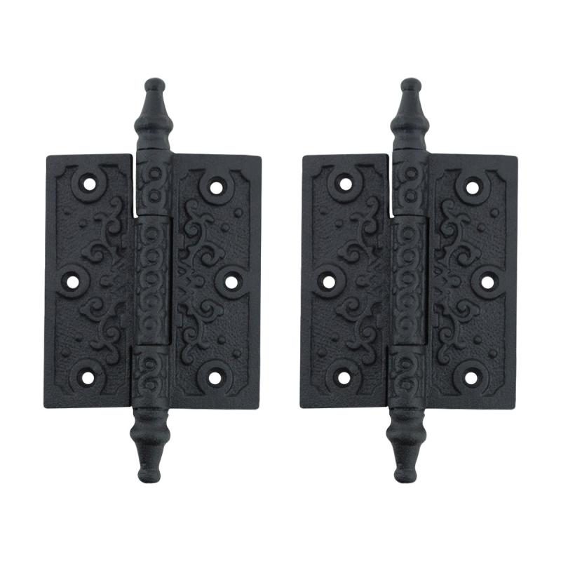 Black Door Butt Hinges Victorian Steeple Tip Rust Resistant Cabinet Hinge 2 Pack  |  Butt Mortise Hinges Butt Mortise Hinges Butt Mortise Hinges