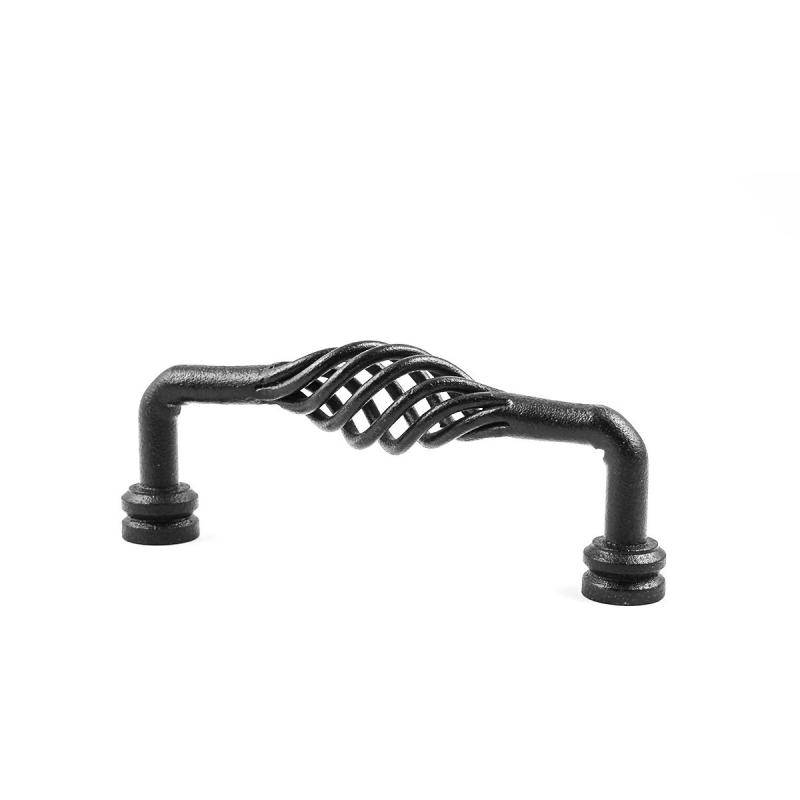 Black Drawer Handle Cabinet Pull Birdcage Wrought Iron 6 5/8″ Rust Resistant  |  Cabinet Drawer & Door Handle Cabinet Drawer & Door Handle Cabinet Drawer & Door Handle