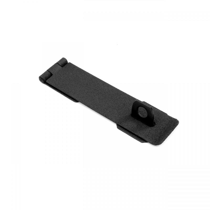 Black Iron Medium Hasp 6.25 in inch Wide  |  Hasp Locks Door Hardware Hasp Locks