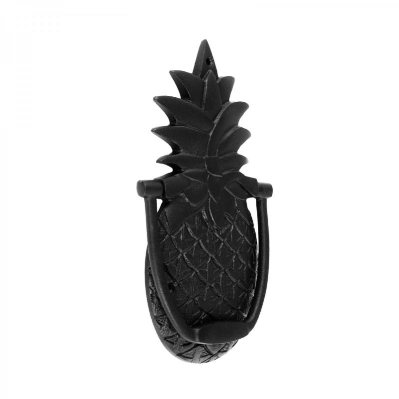 Black Pineapple Door Knocker 8″ H Brass Front Door Or Gate Metal Knockers  |  Door Knockers Door Hardware Door Knockers