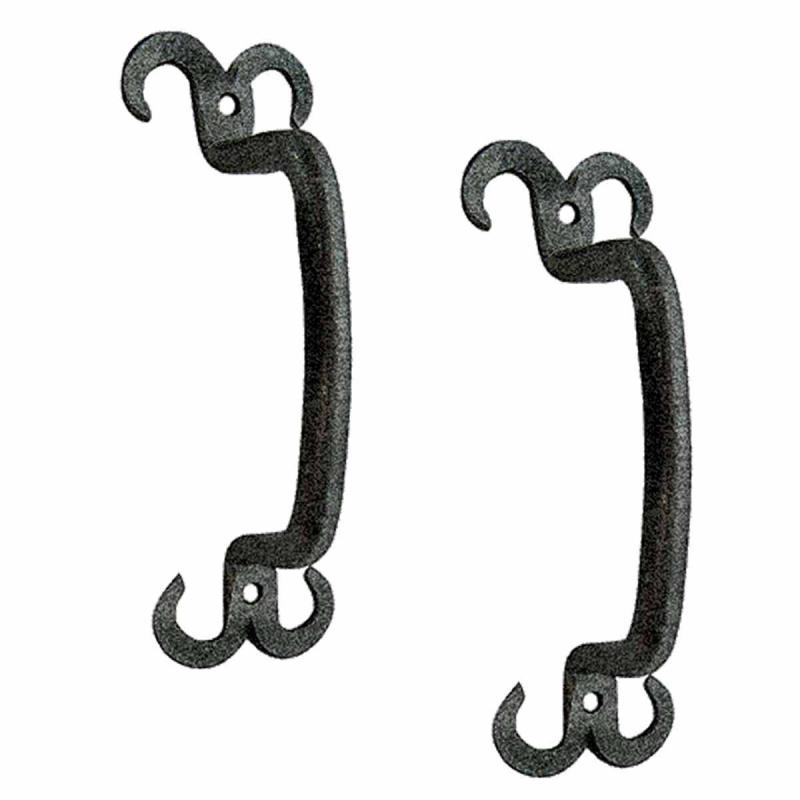 Black Wrought Iron Cabinet Handle 4.5″ Door Pulls Pack of 2  |  Cabinet Drawer & Door Handle Cabinet Drawer & Door Handle Cabinet Drawer & Door Handle