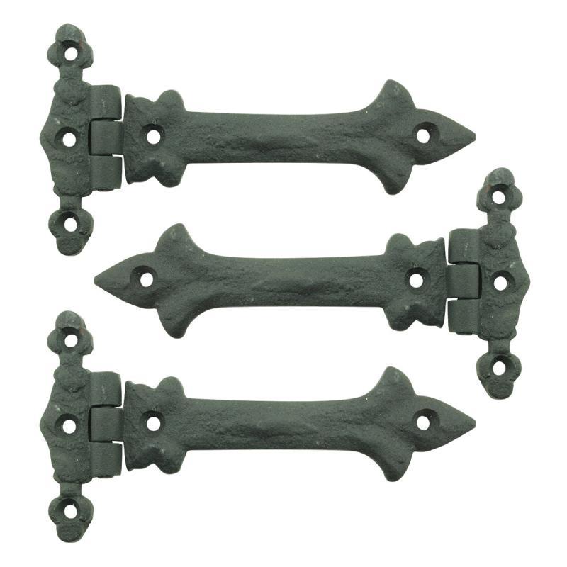 Black Wrought Iron Cabinet Hinge 5″ Strap Southern Charm Barn Pack of 3  |  Cabinet & Door Hinges Cabinet & Door Hinges Cabinet & Door Hinges