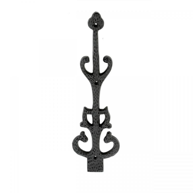 Black Wrought Iron Dummy Strap Hinge Strap 11″ Faux Dummy Hinge  |  Dummy Hinges Cabinet & Door Hinges Dummy Hinges