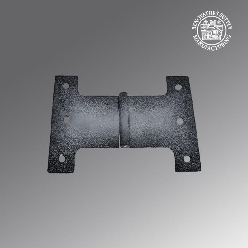 Black Wrought Iron Parliament Door H Hinge with Mounting hardware  |  Cabinet & Door Hinges Cabinet & Door Hinges Cabinet & Door Hinges