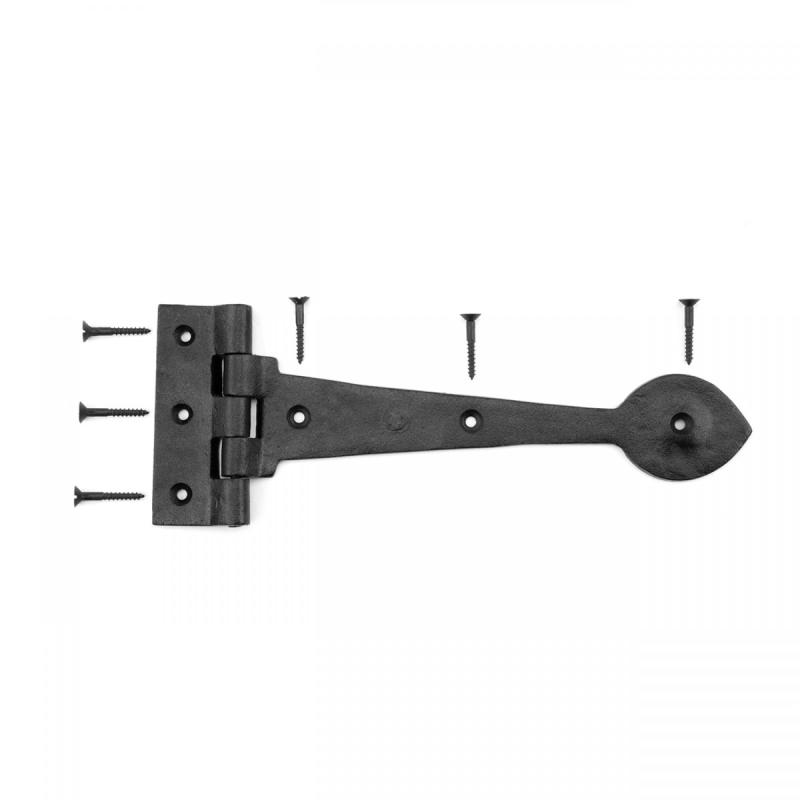 Black Wrought Iron Strap Hinge 10″ L Kitchen Cabinet Door Gate  |  Cabinet & Door Hinges Cabinet & Door Hinges Cabinet & Door Hinges