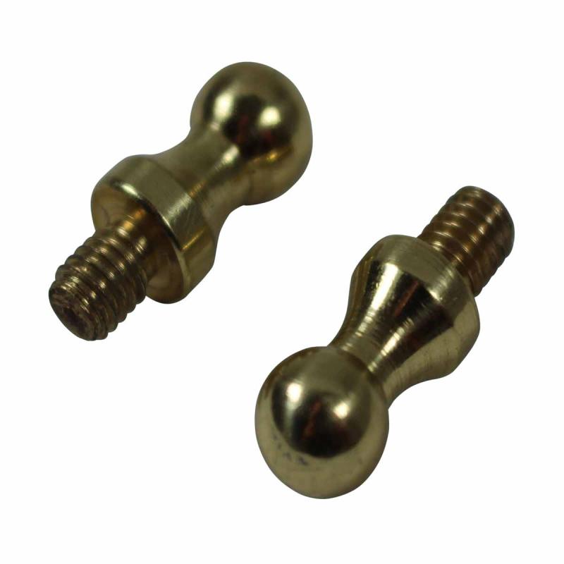 Brass Small Cabinet Door Hinge Finial Pair Kitchen Cabinet Finial with Ball Tip  |  Cabinet & Door Hinges Cabinet & Door Hinges Cabinet & Door Hinges