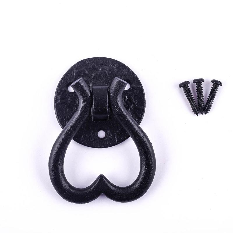 Cabinet Drop Pulls Black Cast Iron Heart Gag Gift Ball Drop for Drawers and Cabinets  |  Cabinet & Drawer Pulls Cabinet & Drawer Pulls Cabinet & Drawer Pulls