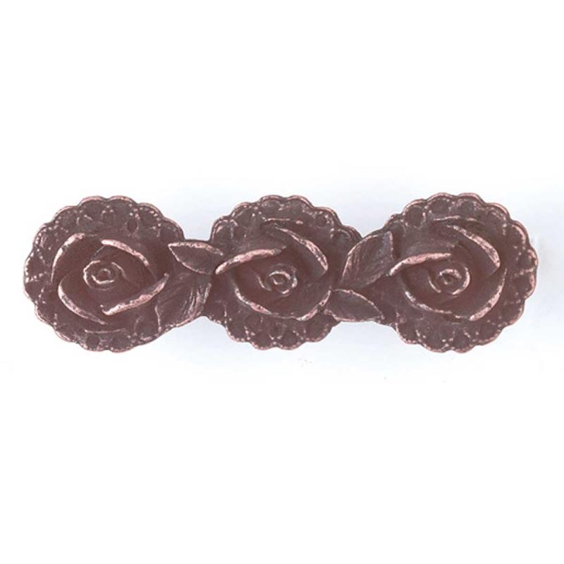 Cabinet Pull Antique Copper Solid Brass Flower 3 1/2″ W  |  Cabinet & Drawer Pulls Cabinet & Drawer Pulls Cabinet & Drawer Pulls