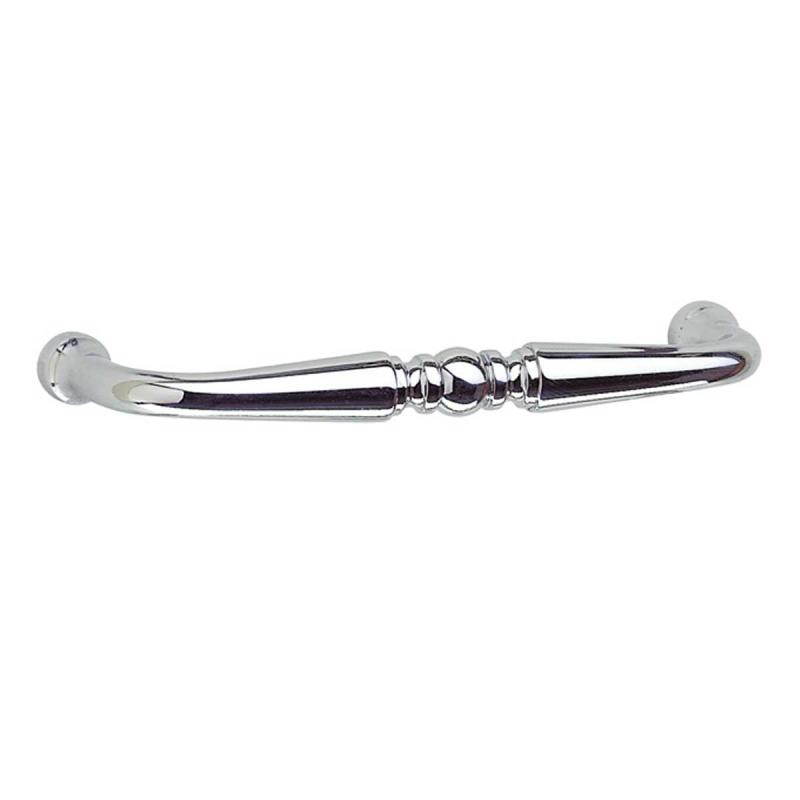 Cabinet Pull Bright Chrome Spooled 3 1/2″ Boring  |  Cabinet Drawer & Door Handle Cabinet Drawer & Door Handle Cabinet Drawer & Door Handle