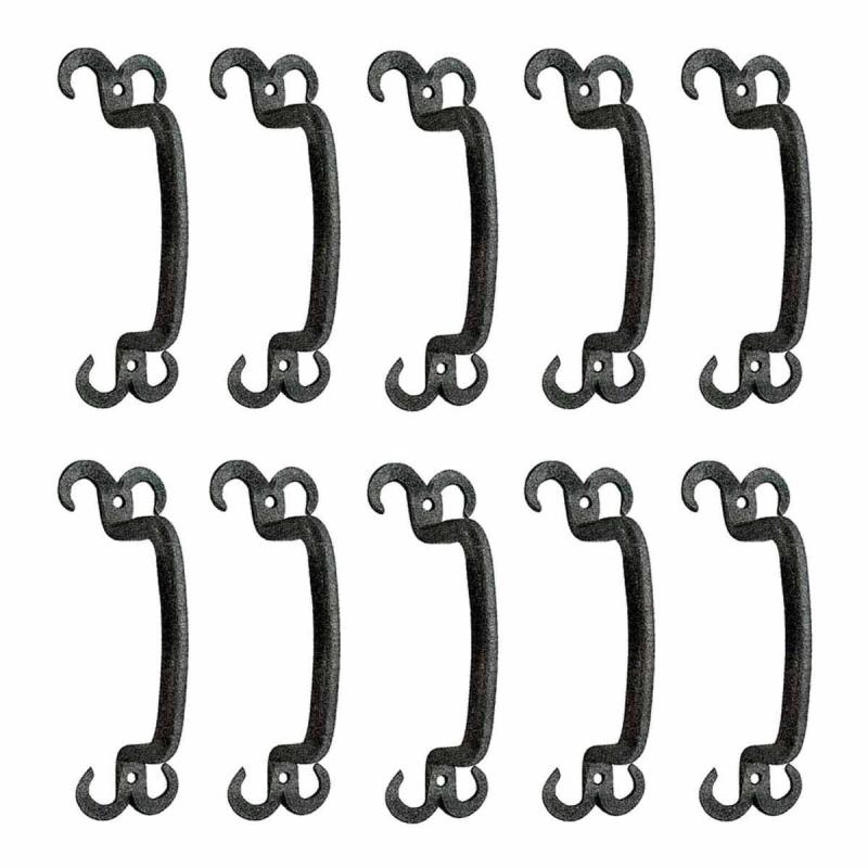 Cabinet Pull Drawer Handle Black Wrought Iron 4.5″ L Rust Resistant Pack of 10  |  Cabinet Drawer & Door Handle Cabinet Drawer & Door Handle Cabinet Drawer & Door Handle