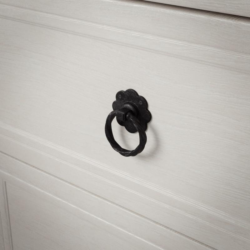 Cabinet Pulls 3 5/8 in Black Wrought Iron Ring Drawer Pulls  |  Cabinet & Drawer Pulls Cabinet & Drawer Pulls Cabinet & Drawer Pulls