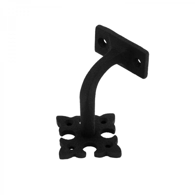 Cast Iron Black Stair Handrail Bracket for Stairway Support  |  Stair Bracket Hardware Stair Bracket Hardware Stair Bracket Hardware