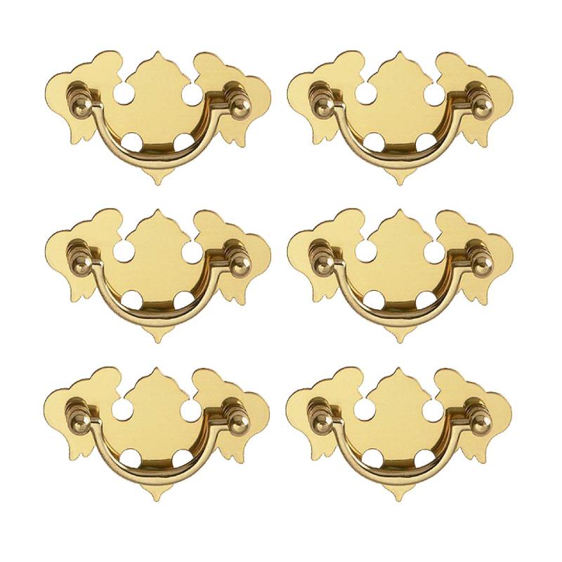 Chippendale Bail Pulls Bright Solid Brass 2 7/8″  Pack of 6  |  Cabinet & Drawer Pulls Cabinet & Drawer Pulls Cabinet & Drawer Pulls