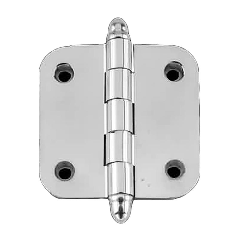 Chrome Plated Brass Cabinet Door Hinge with Removable Steel Helmet Tip Pins  |  Cabinet Hinges Cabinet & Door Hinges Cabinet Hinges