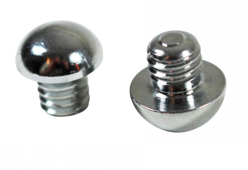 Door Hinges Bright Chrome Large Button Hinge Finial Pair  |  Cabinet & Door Hinges Cabinet & Door Hinges Cabinet & Door Hinges