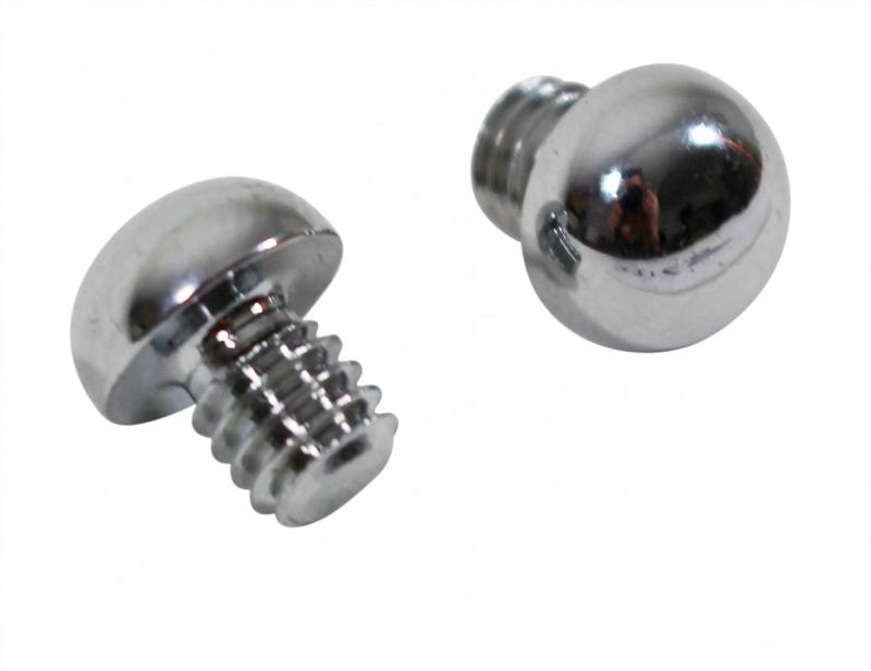 Door Hinges Bright Chrome Med Button Hinge Finial Pair  |  Cabinet & Door Hinges Cabinet & Door Hinges Cabinet & Door Hinges