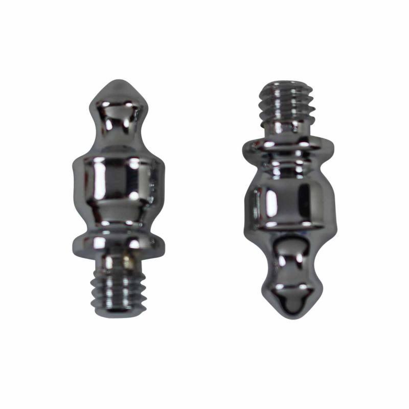 Door Hinges Bright Chrome Med Urn Hinge Finial Pair  |  Cabinet & Door Hinges Cabinet & Door Hinges Cabinet & Door Hinges