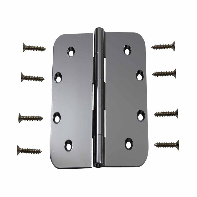 Door Hinges Bright Chrome Radius 5″ x 5″  |  Door Hinges Cabinet & Door Hinges Door Hinges