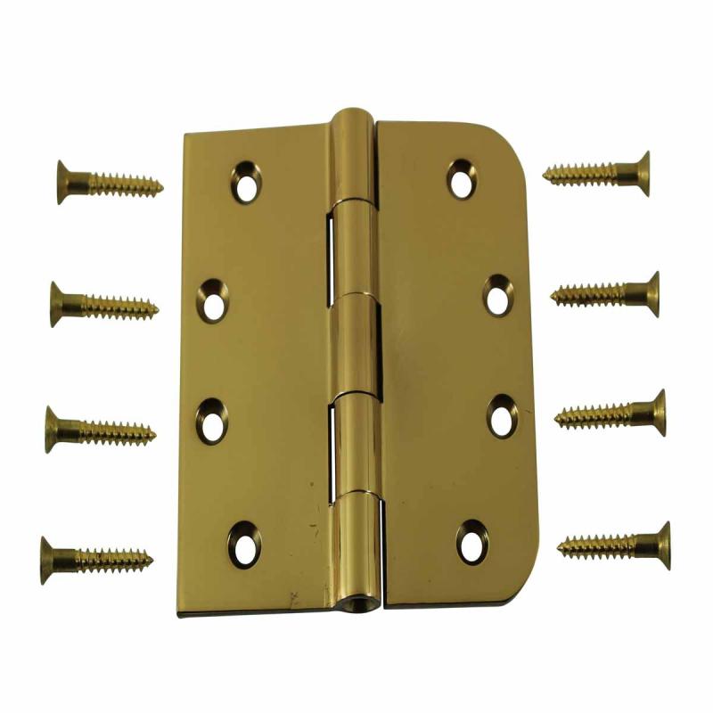 Door Hinges Bright Solid Brass Combo 4″ x 4″  |  Door Hinges Cabinet & Door Hinges Door Hinges