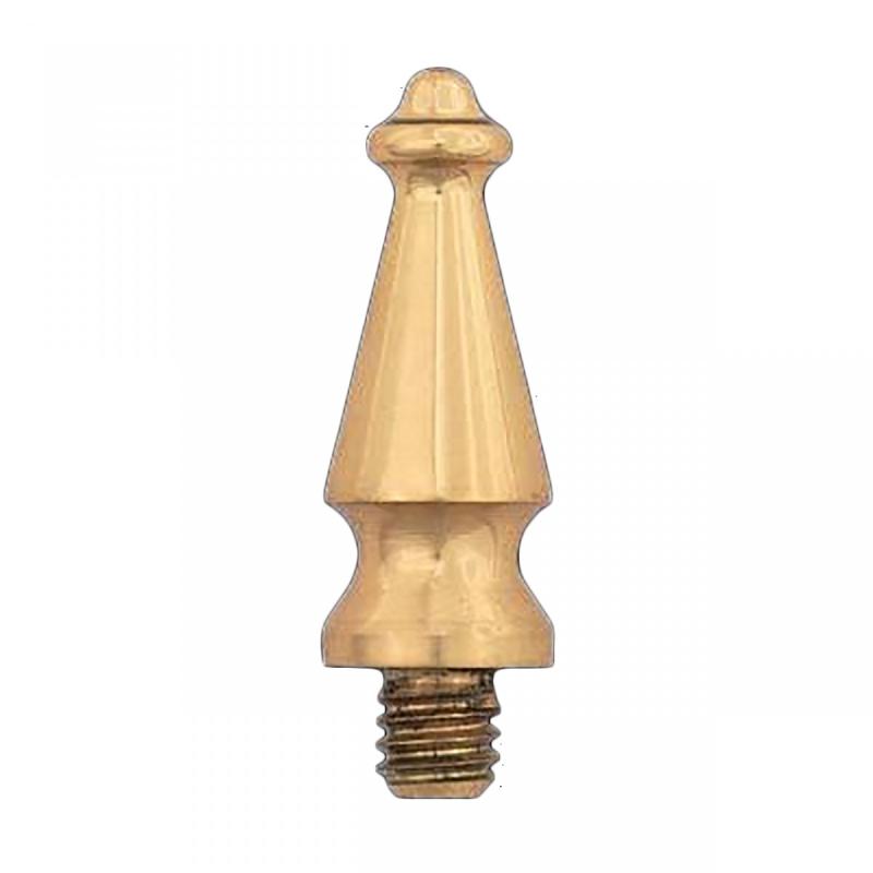 Door Hinges Bright Solid Brass Med Spire Hinge Finial Pair  |  Cabinet & Door Hinges Cabinet & Door Hinges Cabinet & Door Hinges