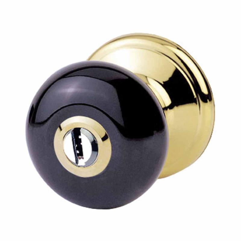 Door Knob Lock Set Keyed Porcelain Adjustable Backset Int&Ext Cabinet Knobs  |  Door Knobs & Parts Door Hardware Door Knobs & Parts