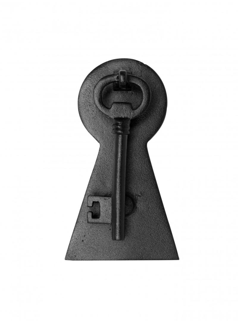 Door Knocker Black Cast Iron Key 6″ H x 3 1/2″ W  |  Door Knockers Door Hardware Door Knockers