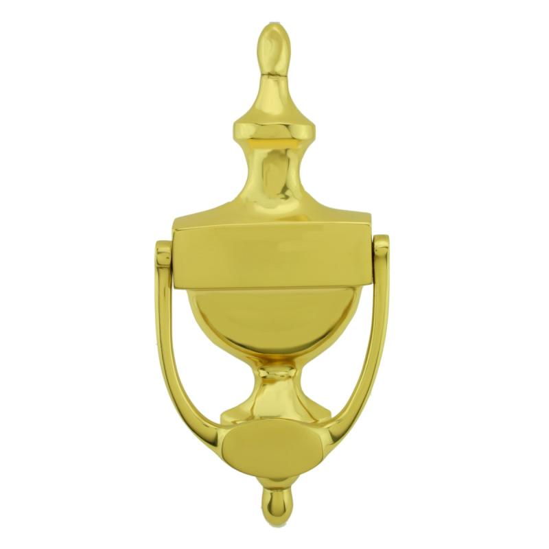 Door Knocker Solid Brass Traditional Style Door Knocker 8 inch. H x 3.5 inch. W  |  Door Knockers Door Hardware Door Knockers