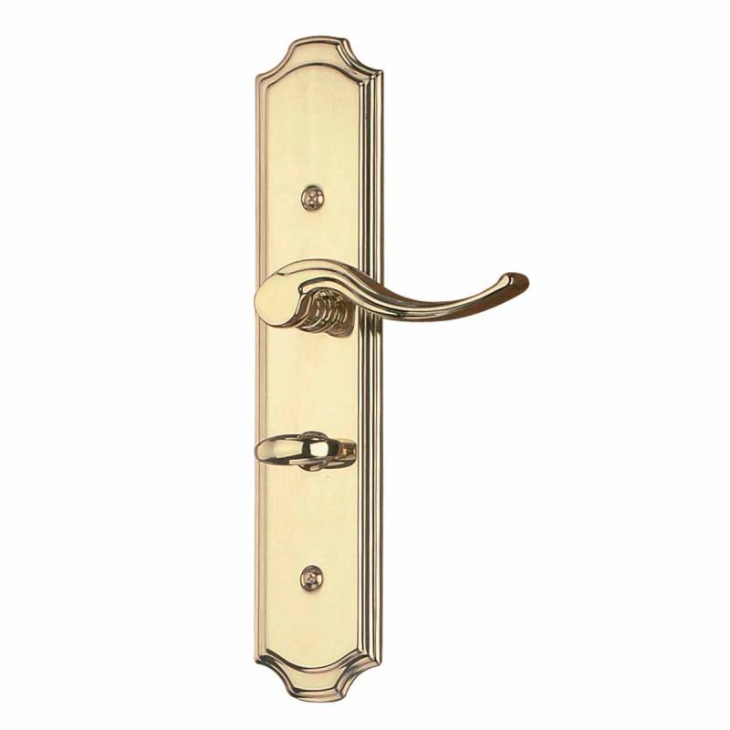 Door Lock Bright Solid Brass Lever Entrance Door Lock Set  |  Locksets Door Hardware Locksets