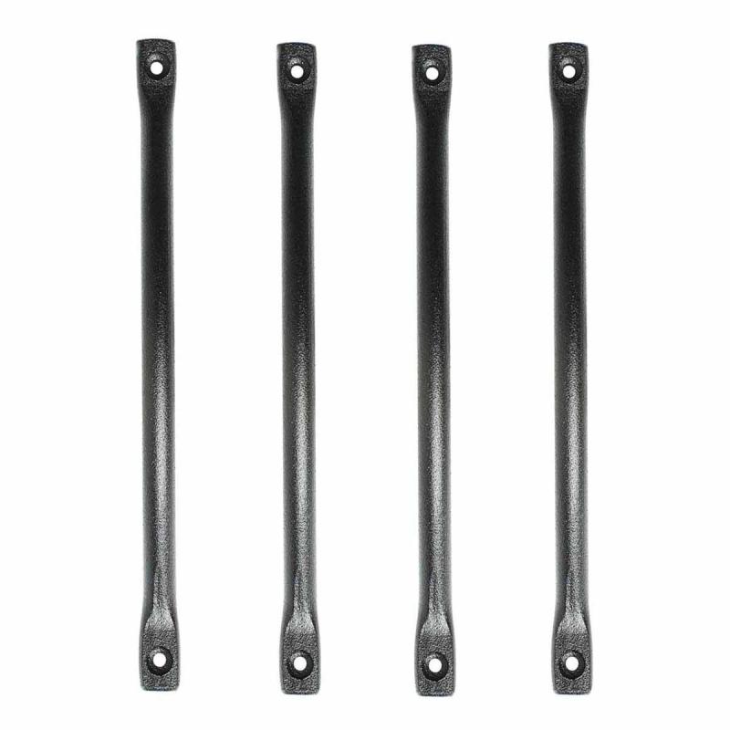 Door or Drawer Pull Black Wrought Iron 7″ Pack of 4  |  Cabinet Drawer & Door Handle Cabinet Drawer & Door Handle Cabinet Drawer & Door Handle