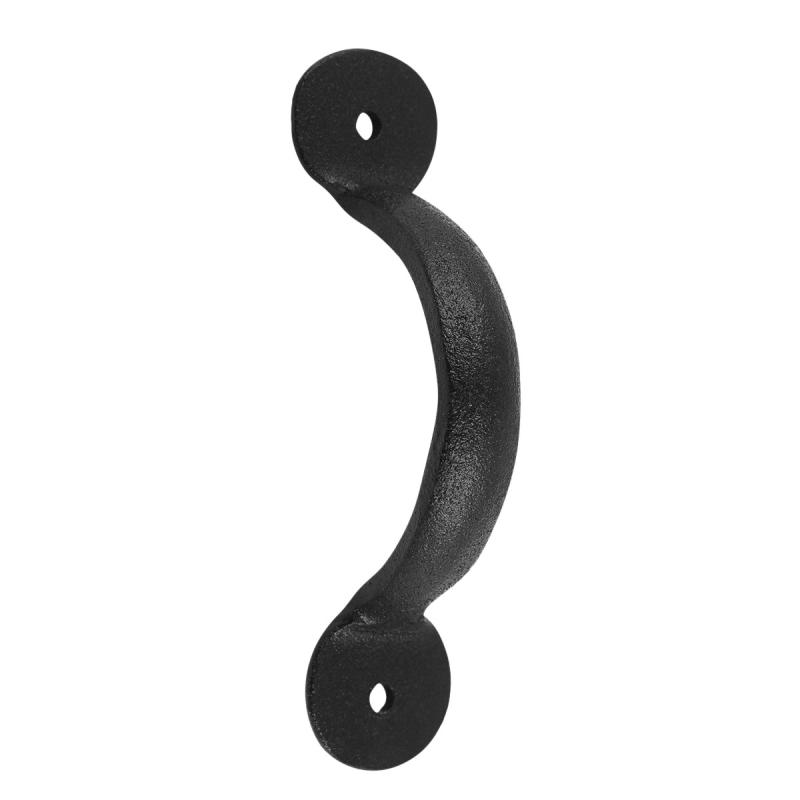 Door or Drawer Pull Black Wrought Iron Bean 3 3/4″ x 11/16″  |  Cabinet Drawer & Door Handle Cabinet Drawer & Door Handle Cabinet Drawer & Door Handle