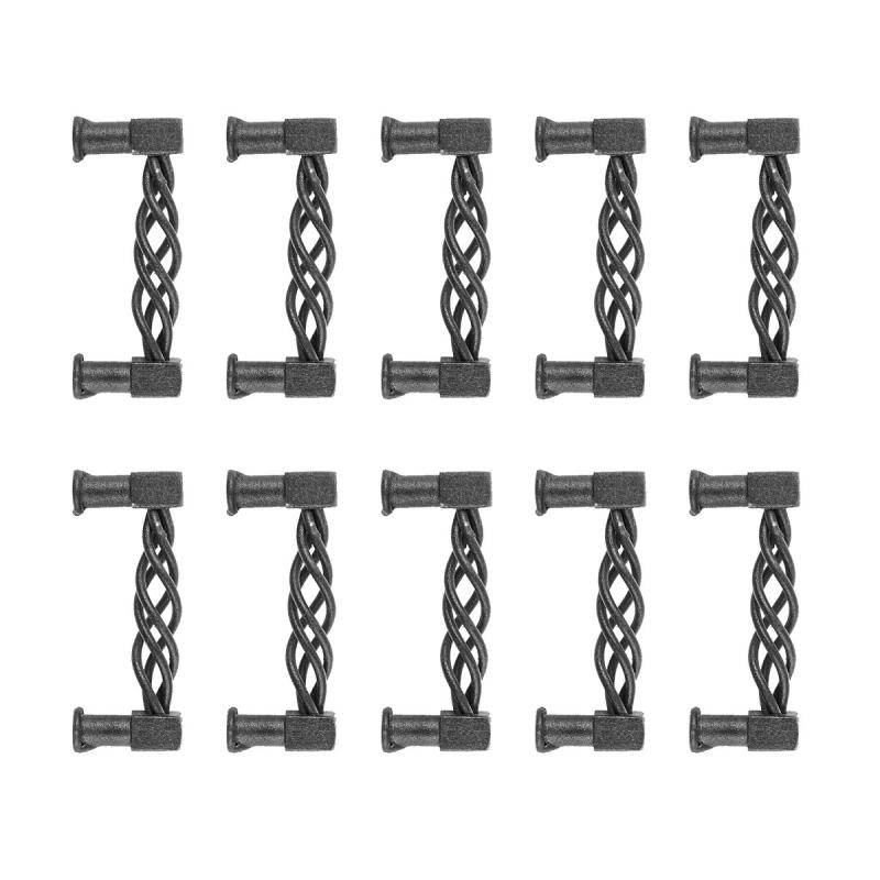 Drawer Pull Cabinet Birdcage Black Wrought Iron Pack of 10  |  Cabinet Drawer & Door Handle Cabinet Drawer & Door Handle Cabinet Drawer & Door Handle