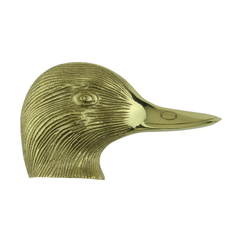 Duck Head Bright Brass Front Door Knocker with Hardware  |  Door Knockers Door Hardware Door Knockers