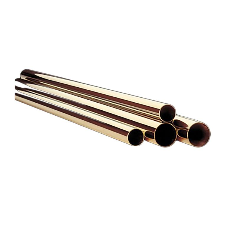 Heavy Duty Solid Brass Bar Rail Polished Brass Tubing 2 dia.  |  Bar Rail Tubing Bar Rail Tubing Bar Rail Tubing