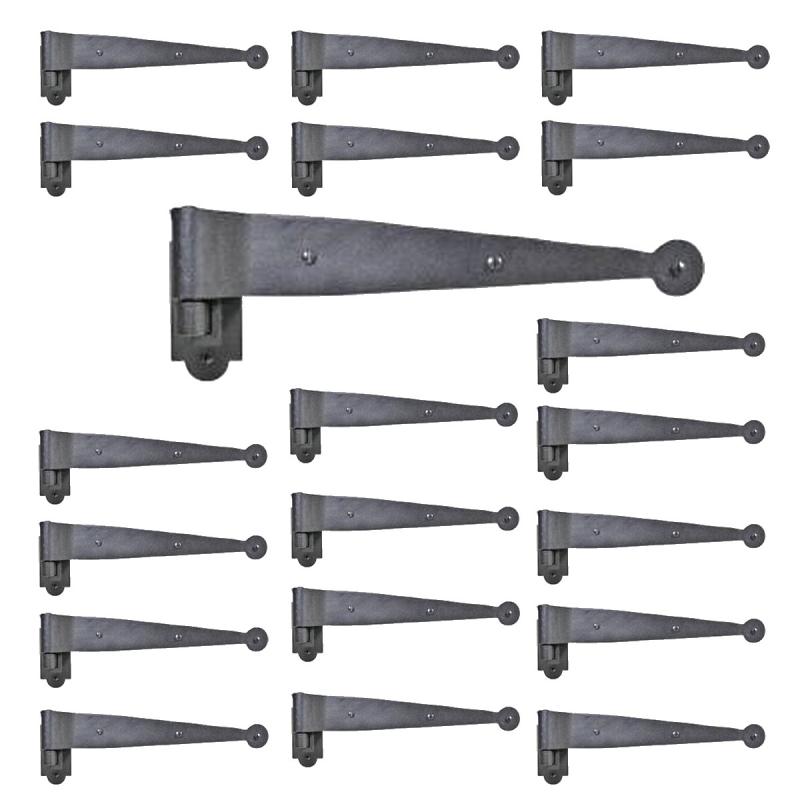 Iron Hinges Black Pintle Hinge Strap Shutter Hinge Offset 2.63 Inch  |  Cabinet & Door Hinges Cabinet & Door Hinges Cabinet & Door Hinges