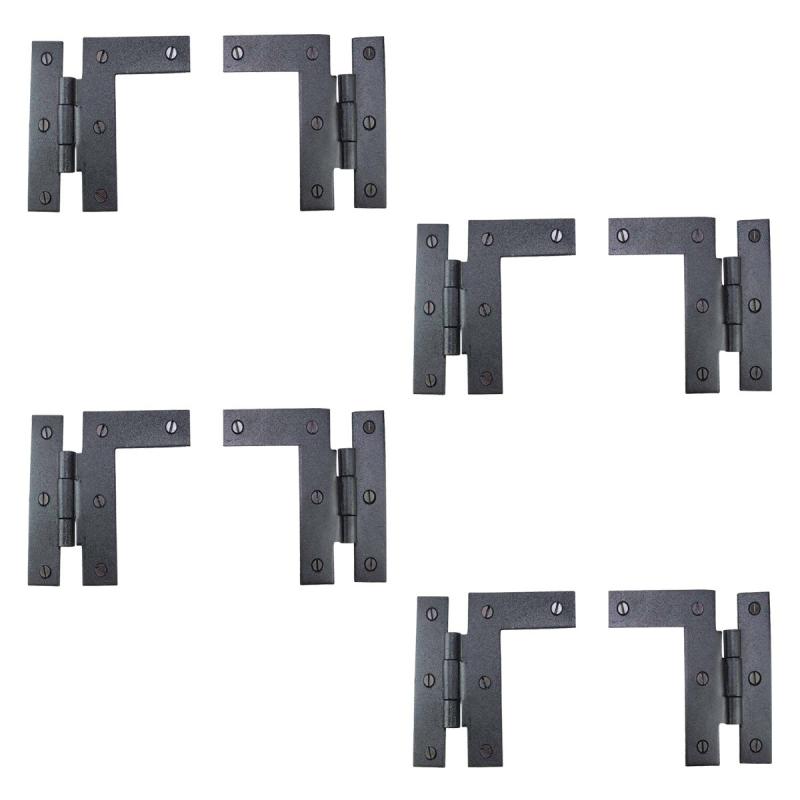 Pair Left and Right H-L Wrought Iron Cabinet Hinge 3.5″ H  |  Cabinet & Door Hinges Cabinet & Door Hinges Cabinet & Door Hinges