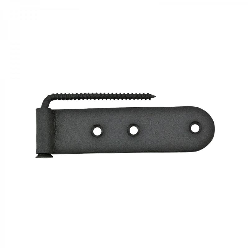 Shutter Strap Hinge Black Steel Galvanized  |  Window & Shutter Hardware Home Hardware Window & Shutter Hardware