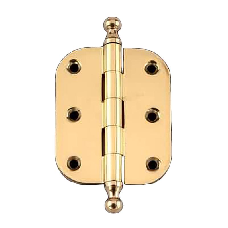 Solid Brass Cabinet Hinge Radius Ball Tip 2″ x 2.5″  |  Cabinet Hinges Cabinet & Door Hinges Cabinet Hinges