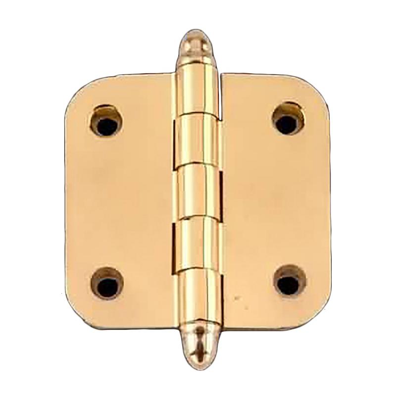 Solid Brass Cabinet Hinge Radius HelmetTip 2″  |  Cabinet Hinges Cabinet & Door Hinges Cabinet Hinges